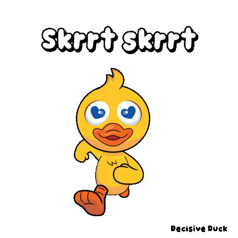 Duck Speed Sticker by VeeFriends