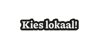 KarelsFresh stickers tekst lokaal kies Sticker