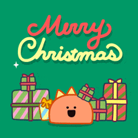 Merry Christmas Happy Holidays GIF by DINOSALLY