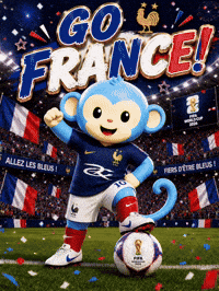 France Monkey GIF by Respective
