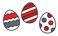 Easter Eggs Sticker by Fanshawe College