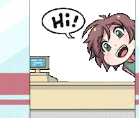 Maggie Hello Sticker by Jin