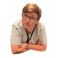 Thinking What Sticker by Good Life Presents