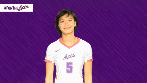 Purple Aces Evansville GIF by UE Athletics
