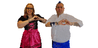 oompahband love heart reactions amore Sticker