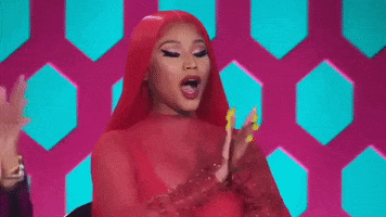 Happy Nicki Minaj GIF by RuPaul's Drag Race