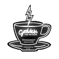 coffee chicago Sticker by Goddess and the Baker
