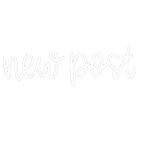 New Post White Aesthetic Sticker