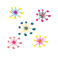 New Year Art Sticker