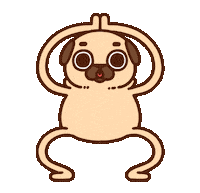 April Fools Applause Sticker by Puglie Pug