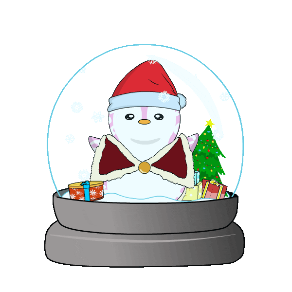 Santa Claus Christmas Sticker by Pudgy Penguins