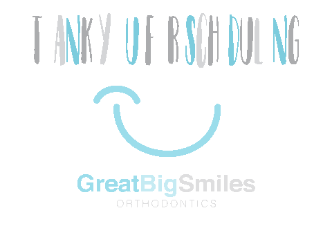 Office Thank You Sticker by Great Big Smiles Orthodontics