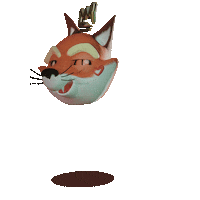 Fox Cabelin Sticker