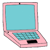 Home Office Pink Sticker by doña batata