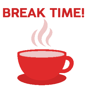 Break Time Coffee Sticker by SANDEMANs NEW Europe