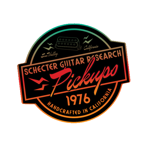 Rock N Roll Sgr Sticker by Schecter Guitar Research