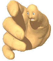 Hand Thumb Sticker by badblueprints