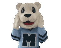 Polar Bear Thank You Sticker by Mimico Lacrosse