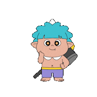 hero_okman_ 캐릭터 읏맨 도깨비 빌런 Sticker