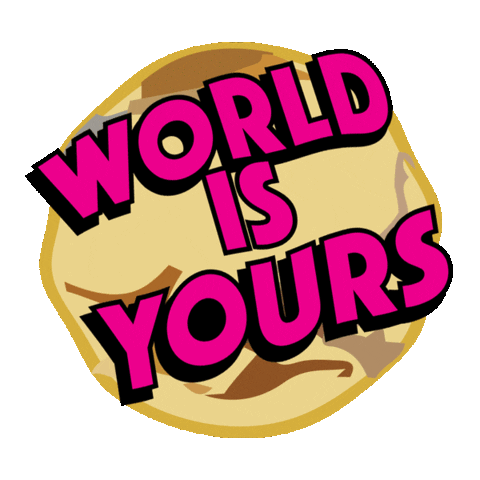 thehighriseco happy world positive high Sticker