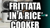 Frittata In A Rice Cooker | Rice Robot