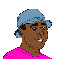 Tyler The Creator Sticker by Bianca Bosso