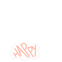 Happy Pink Sticker