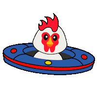 Space Fly Sticker