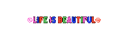 Life Is Beautiful Festival Sticker by ASOS