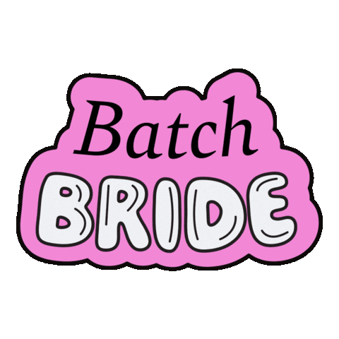 Getting Married Party Sticker by Batch