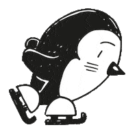 Ice Skating Sticker by Paperfuel