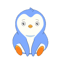I Love You Wow Sticker by Pudgy Penguins
