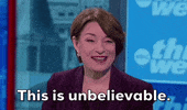 This Is Unbelievable Amy Klobuchar GIF by GIPHY News