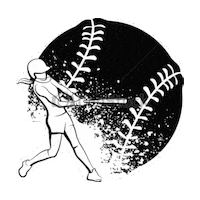 Softball Sticker by imoji