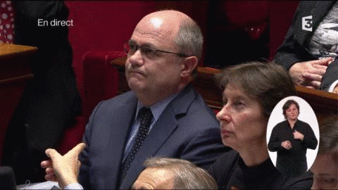 bruno le roux GIF by franceinfo