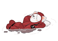 Samoyed Floating Sticker