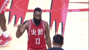 Harden Houston Rockets GIF by NBA