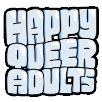 Happy Gay Sticker by Mike O.