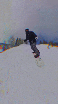 Interspacemonkey snow snowboarding interspacemonkey smowboard GIF