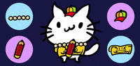 9catnft blockchain cute cat eth cat nft GIF