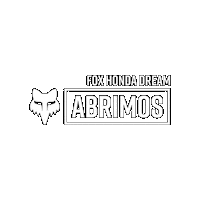 Fox Honda Dream Sticker by Fox Racing Colombia