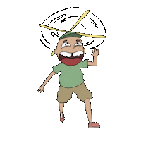 Kennymays excited weird sky flying Sticker