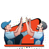 dishtvindia celebration cricket ipl match Sticker