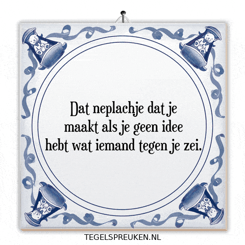 Wijsheid Grijns GIF by Tegelspreuken.nl