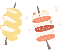 uuglydoodle food foodie pg seoul Sticker