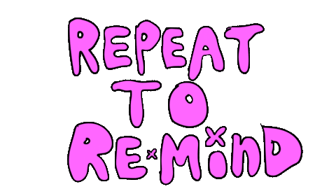 repeat remind Sticker by deladeso