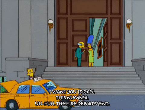 marge simpson number GIF