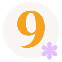 somosmoodhr 9 numbers nine numeros Sticker