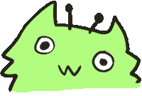 Excited Doodle Sticker