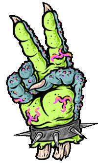 Digital Art Peace Sticker